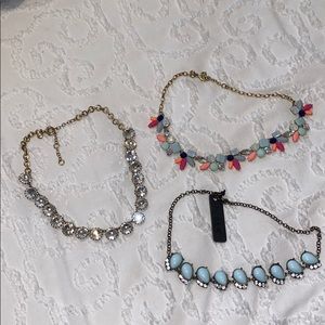 Three J Crew necklaces. All in great condition.